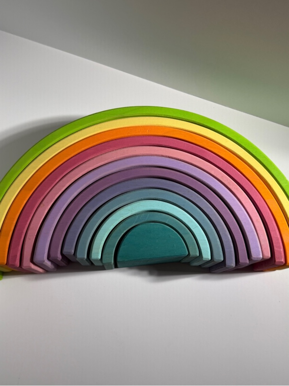 Colorful Wooden Rainbow Stacker - Picture 5 of 10